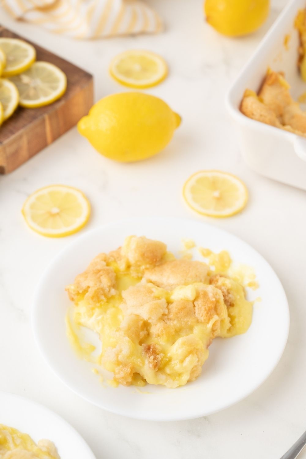 Lemon Cream Cheese Dump Cake