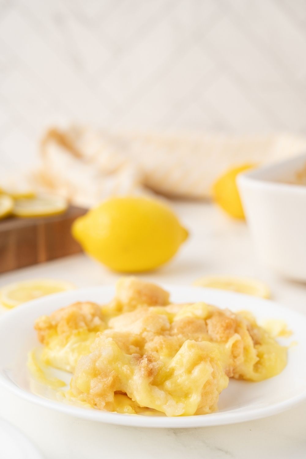 Lemon Cream Cheese Dump Cake