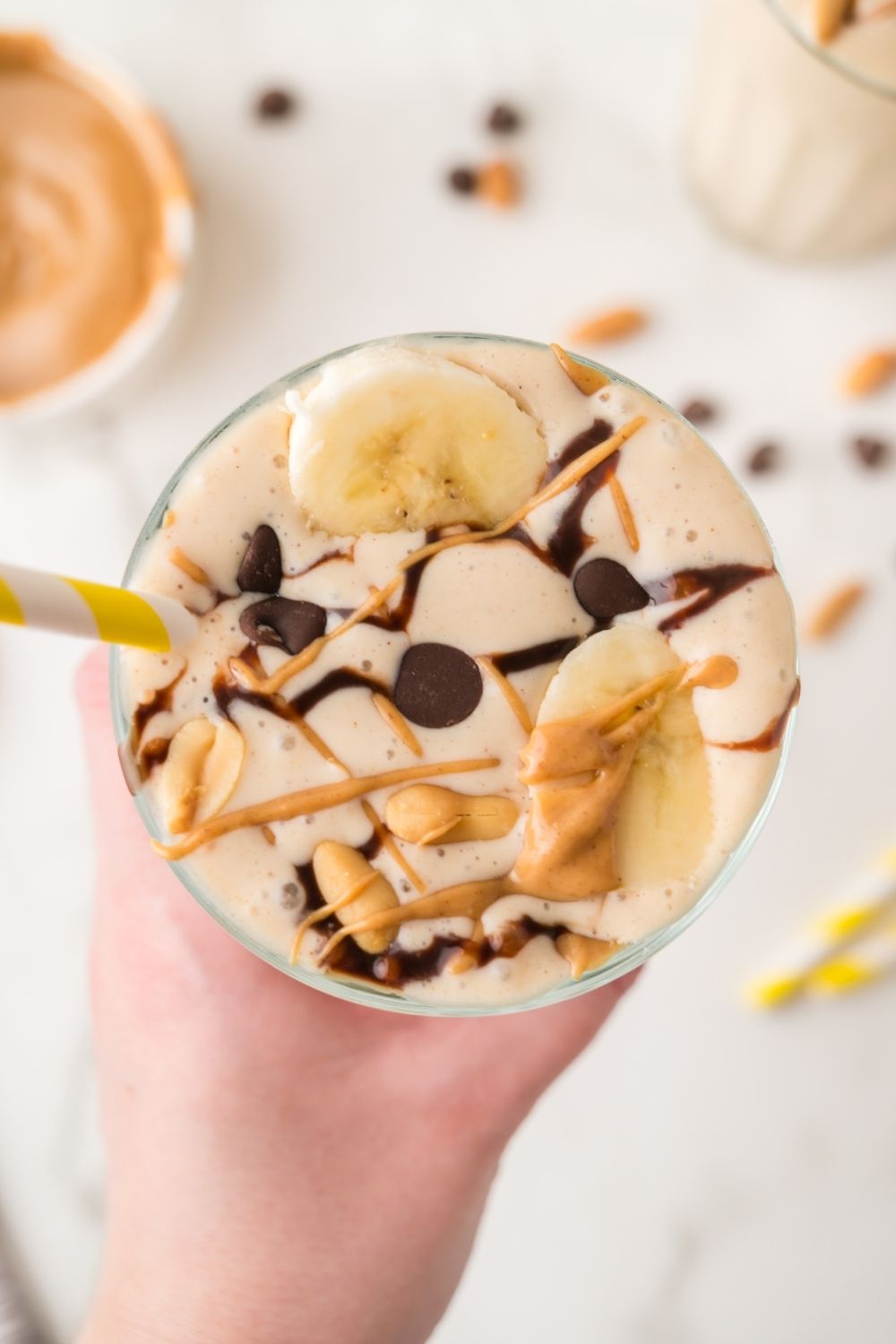 Peanut Butter Banana Milkshake