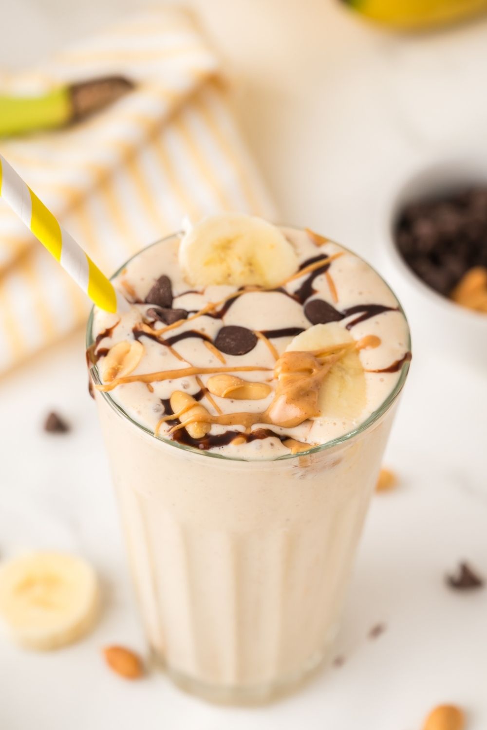 Peanut Butter Banana Milkshake