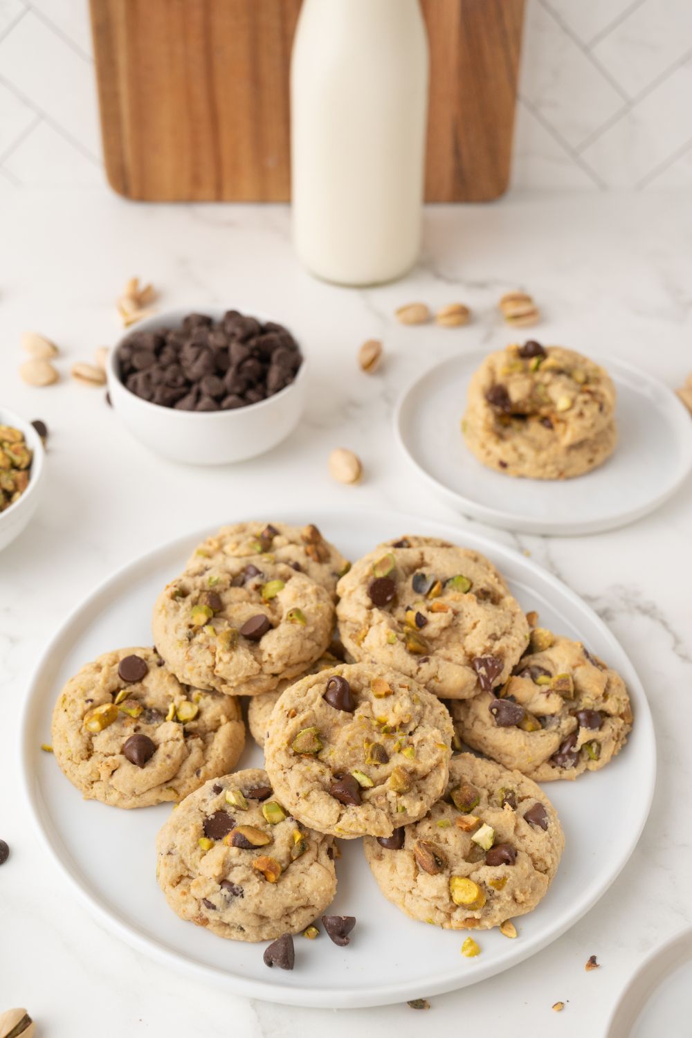 Pistachio Chocolate Chip Cookies