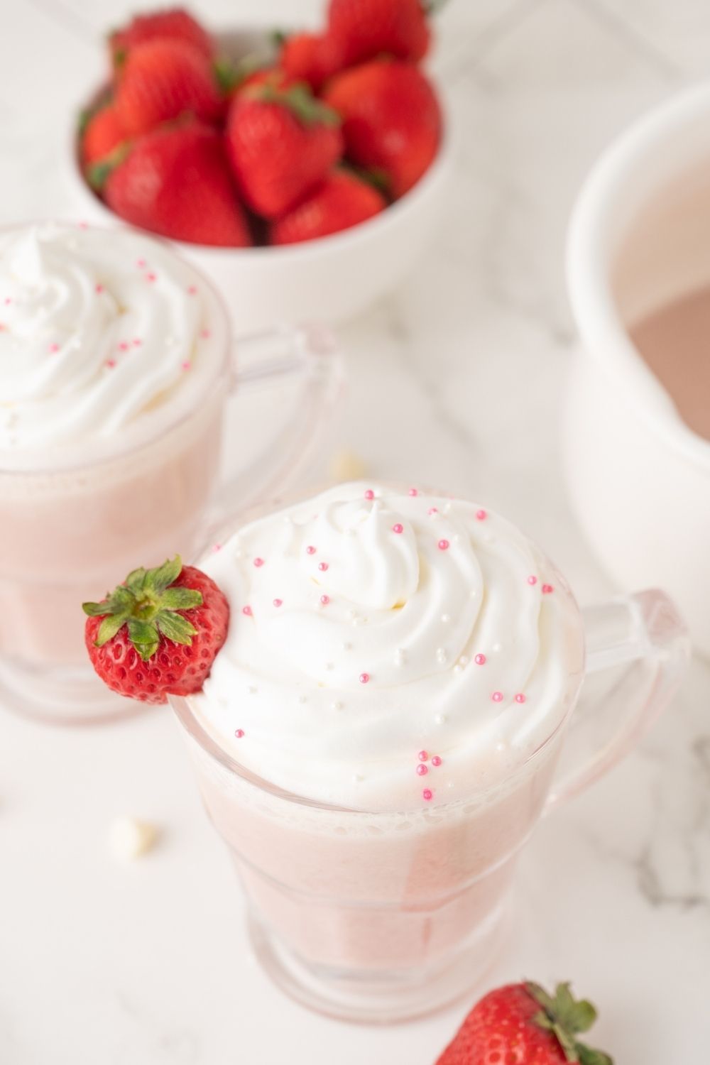 Strawberry Hot Chocolate