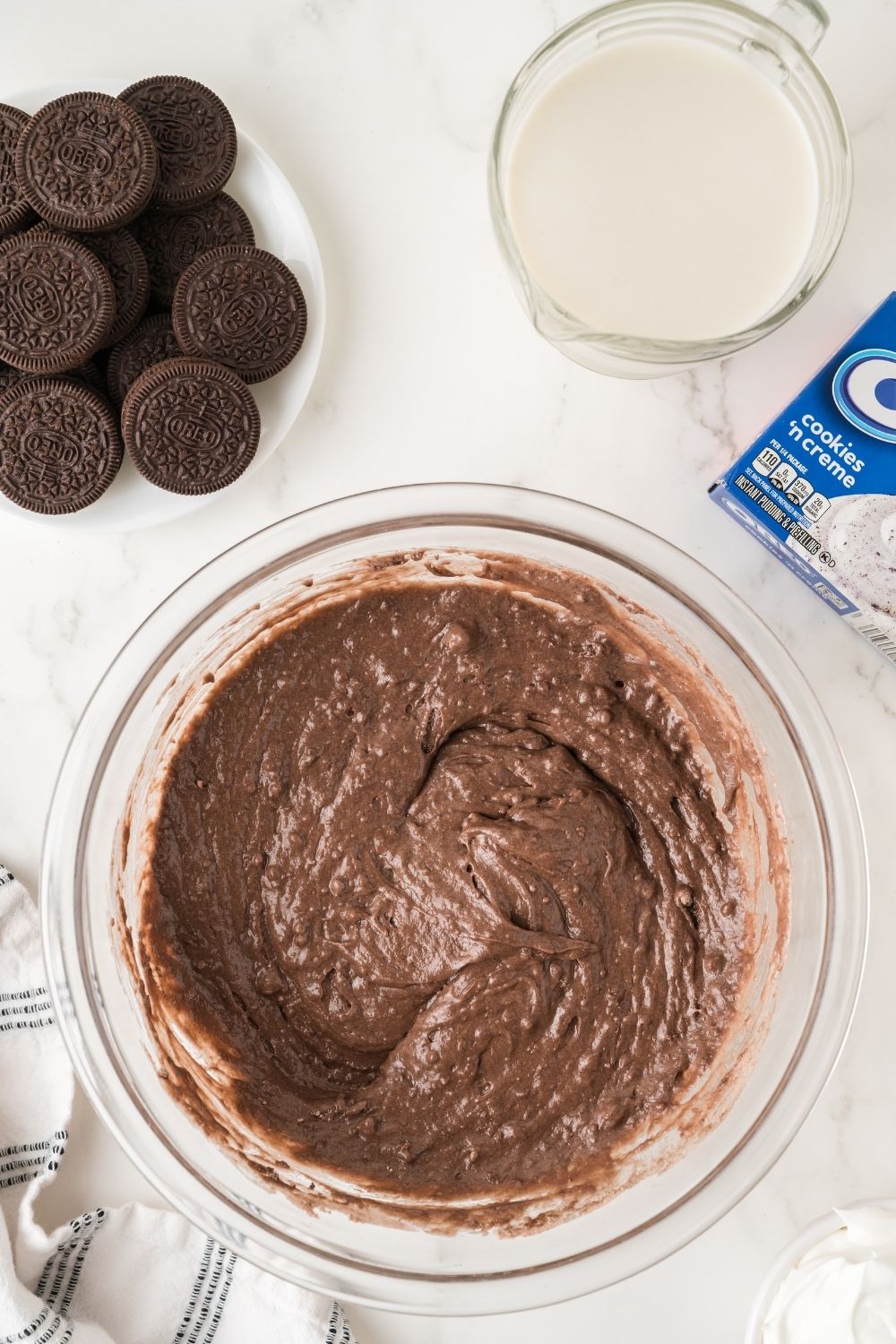 Oreo Poke Cake