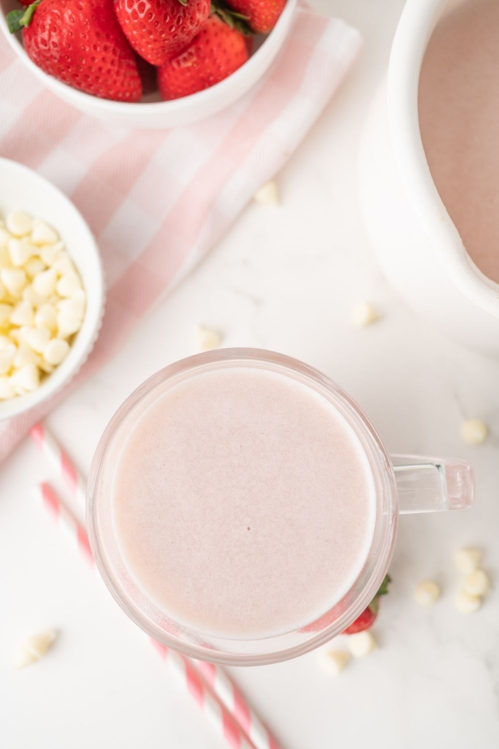 Strawberry Hot Chocolate