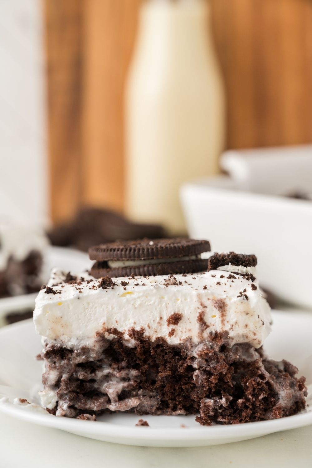 Oreo Poke Cake