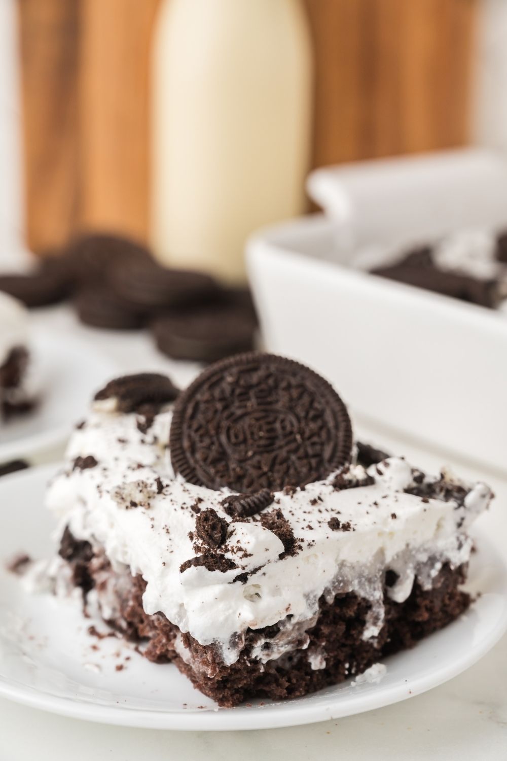 Oreo Poke Cake