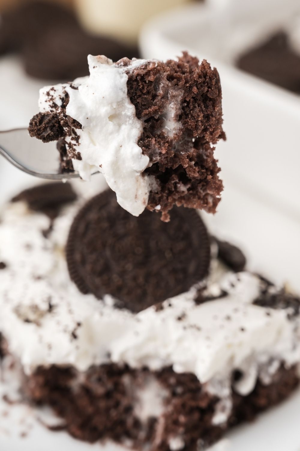 Oreo Poke Cake
