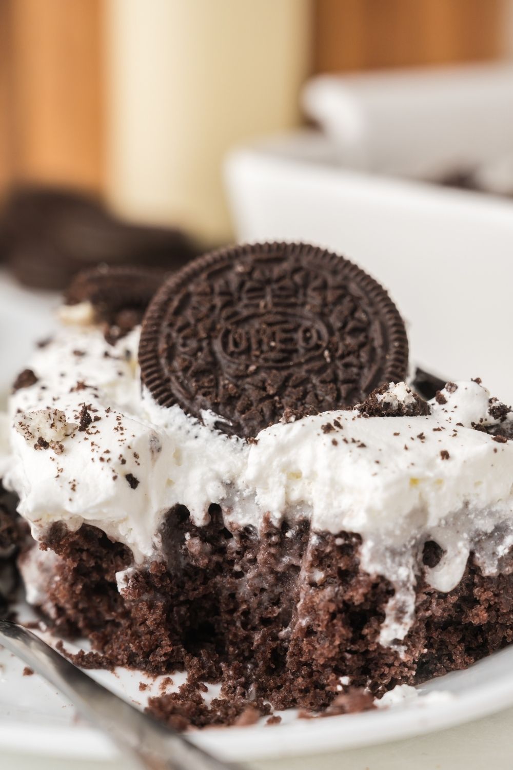 Oreo Poke Cake