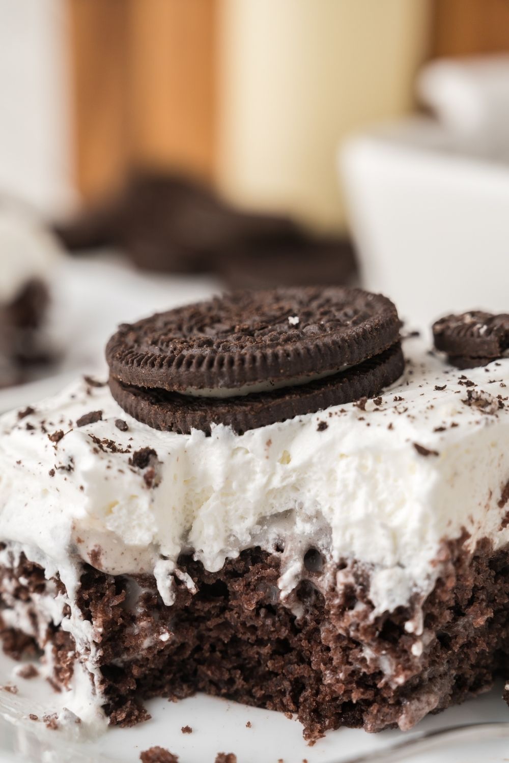Oreo Poke Cake