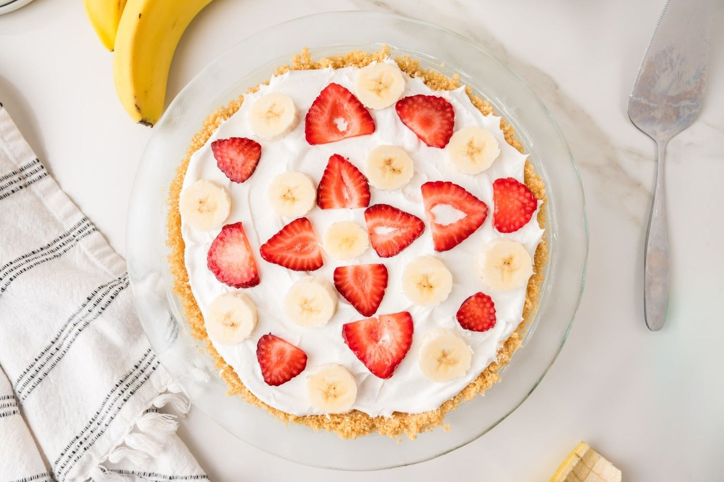Strawberry Banana Pie