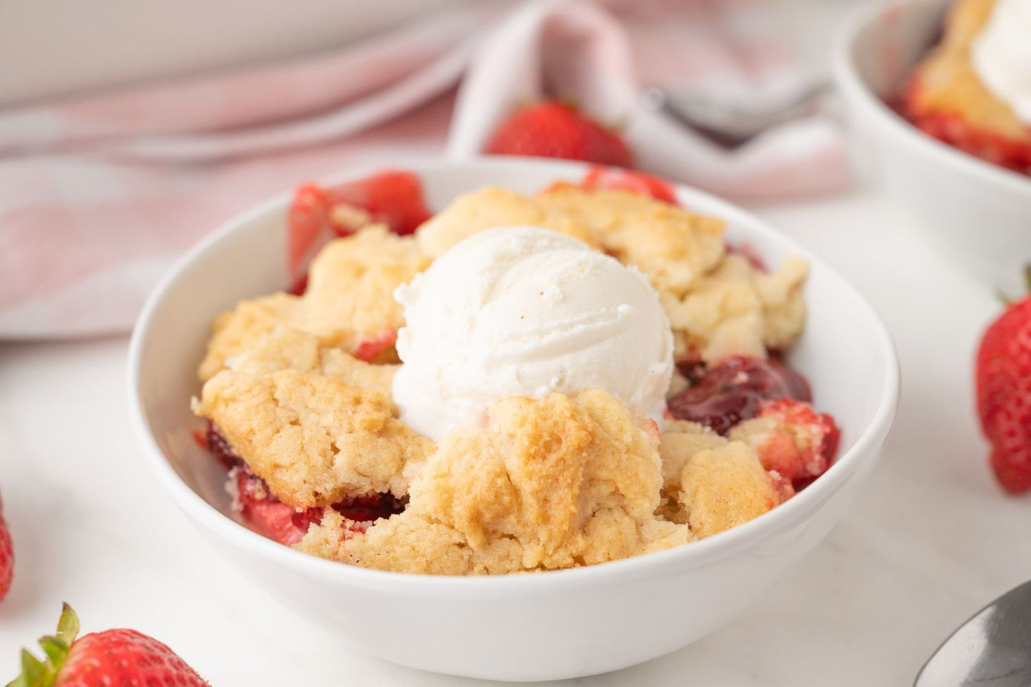 Strawberry Dump Cake