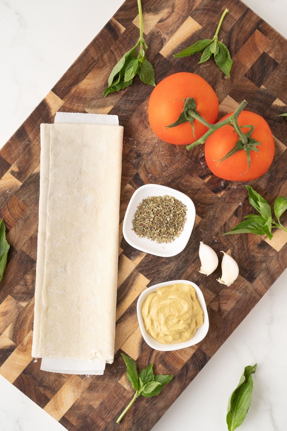 Tomato Tart with Puff Pastry