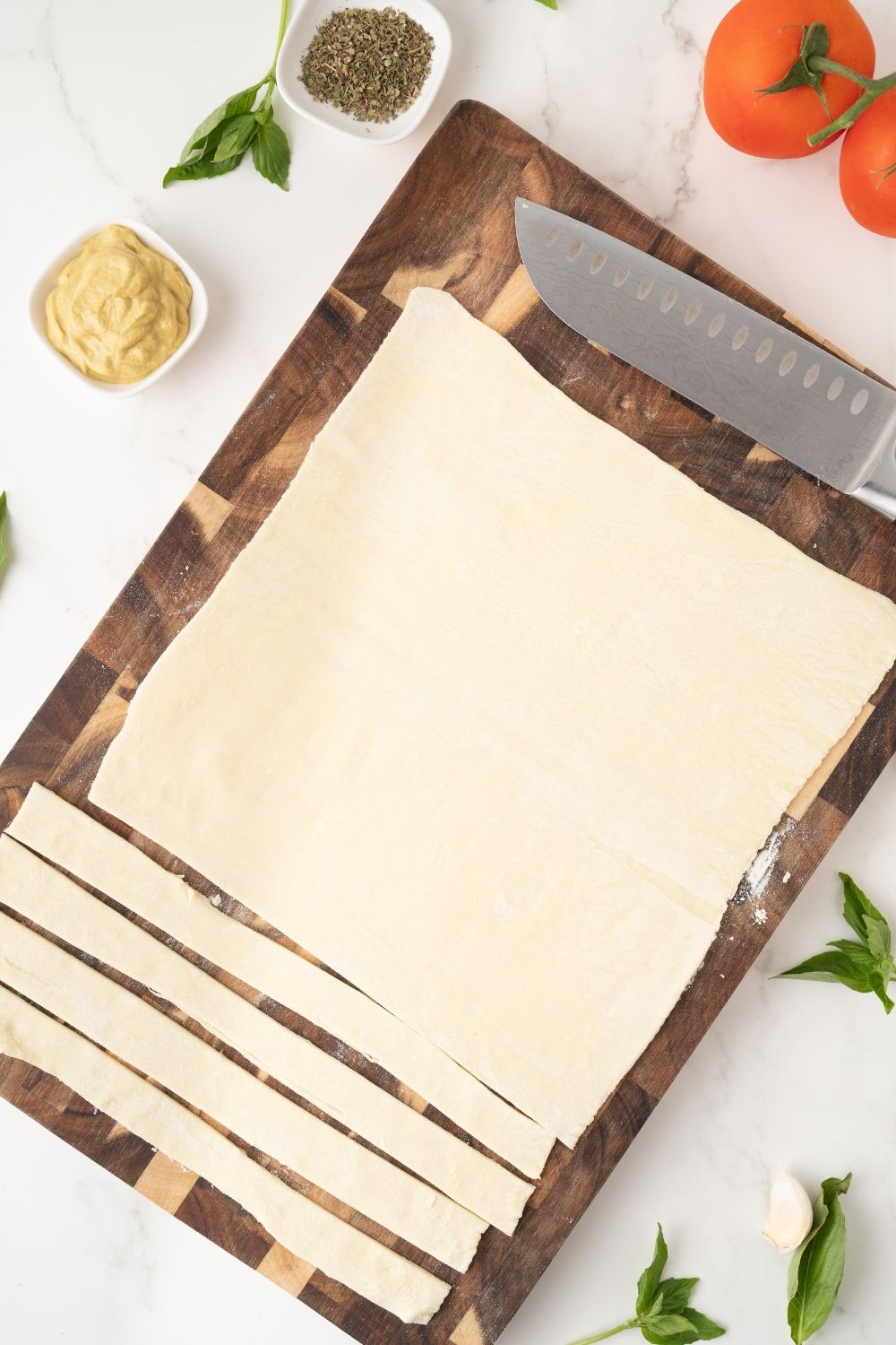 Tomato Tart with Puff Pastry