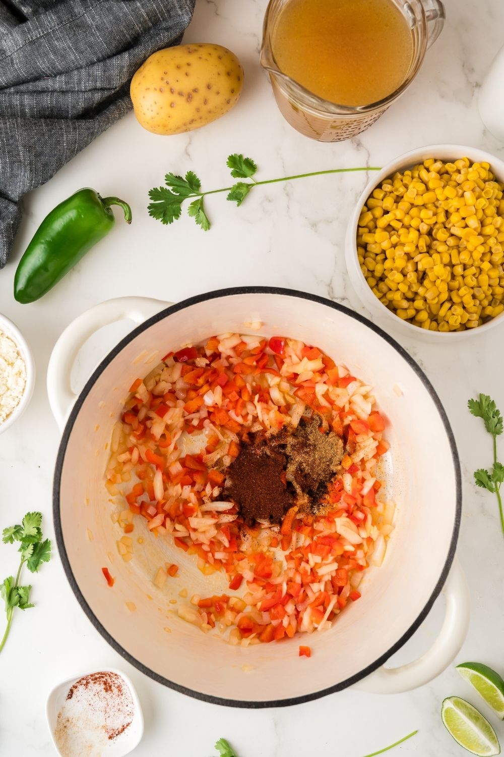 Mexican Street Corn Soup