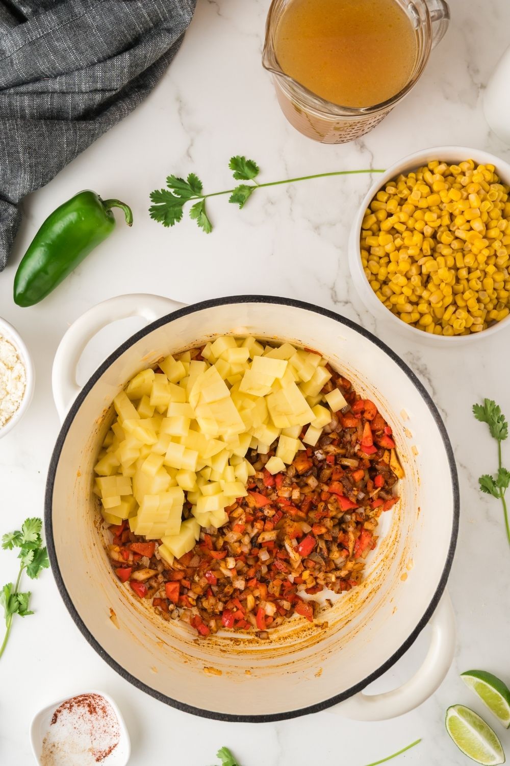 Mexican Street Corn Soup