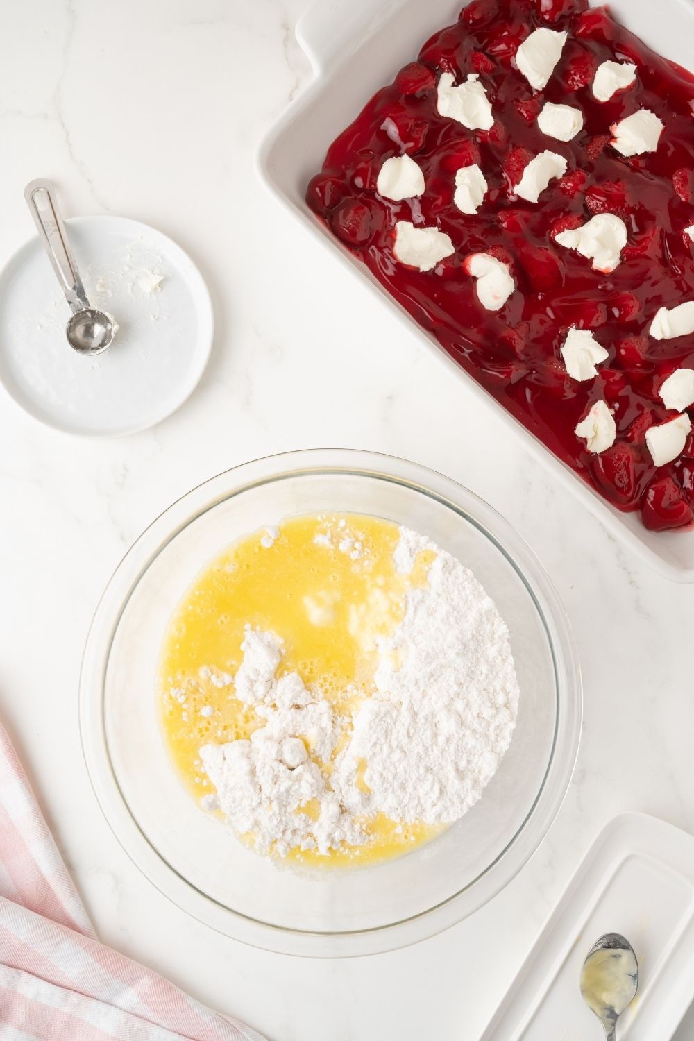 Strawberry Dump Cake