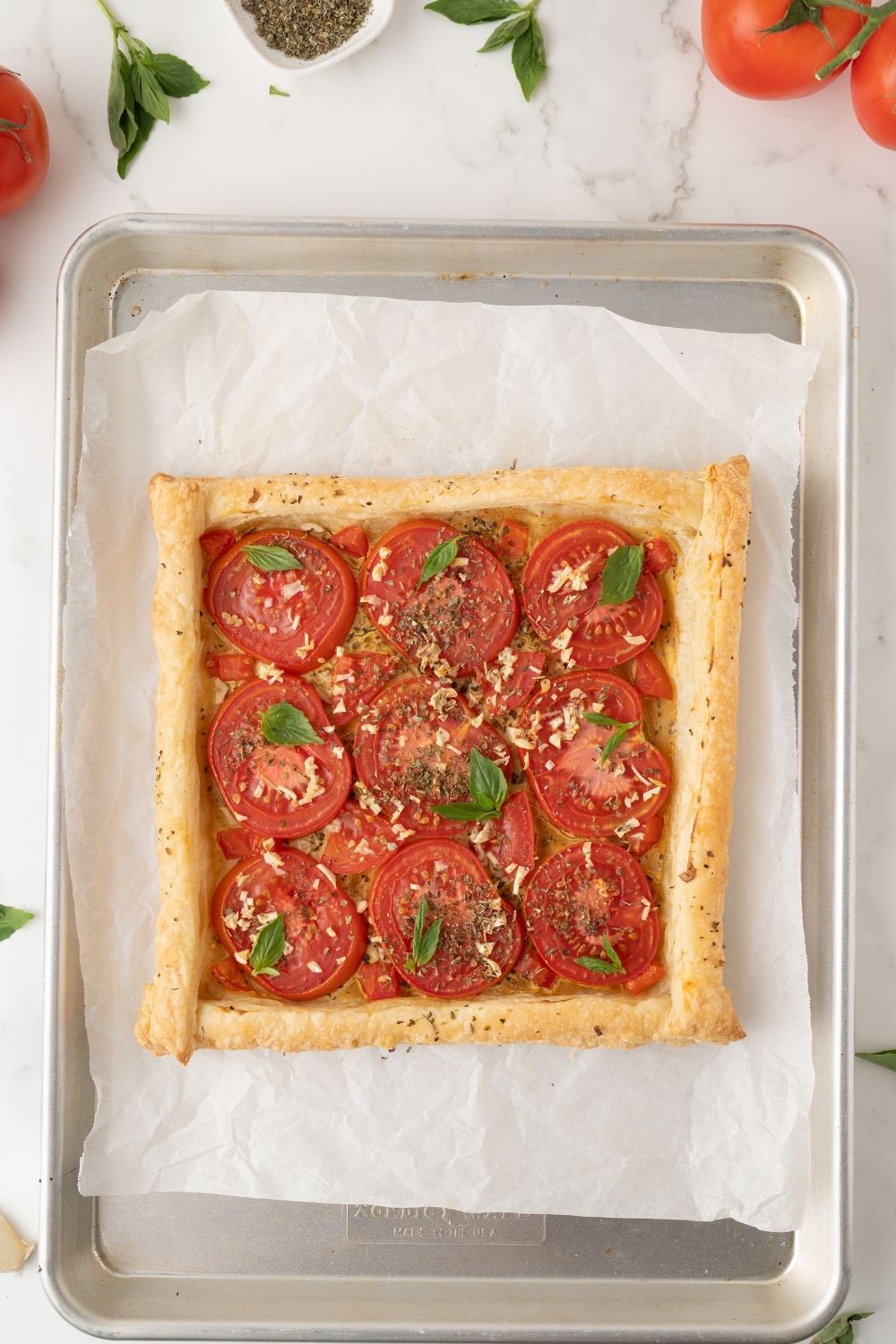 Tomato Tart with Puff Pastry