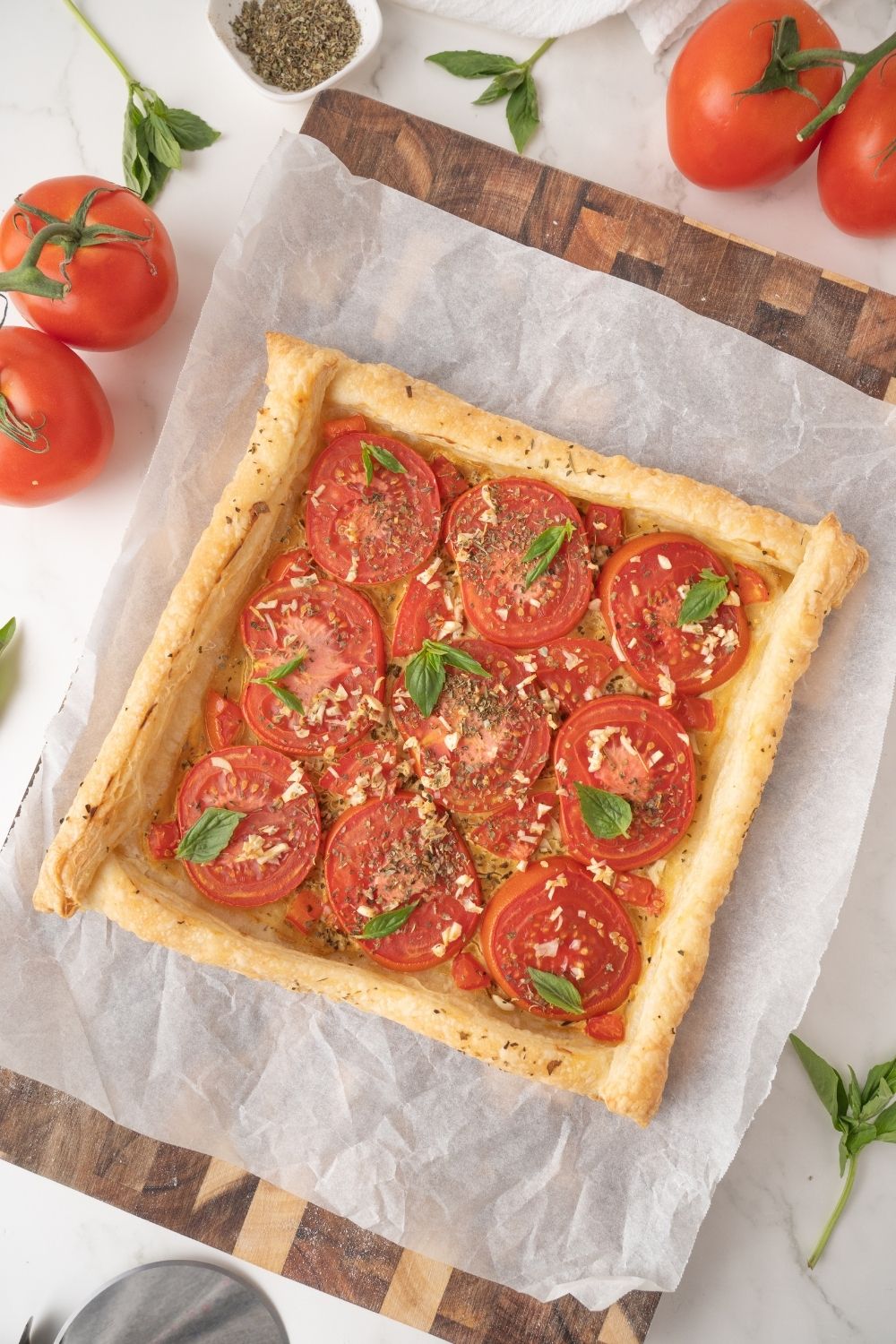 Tomato Tart with Puff Pastry