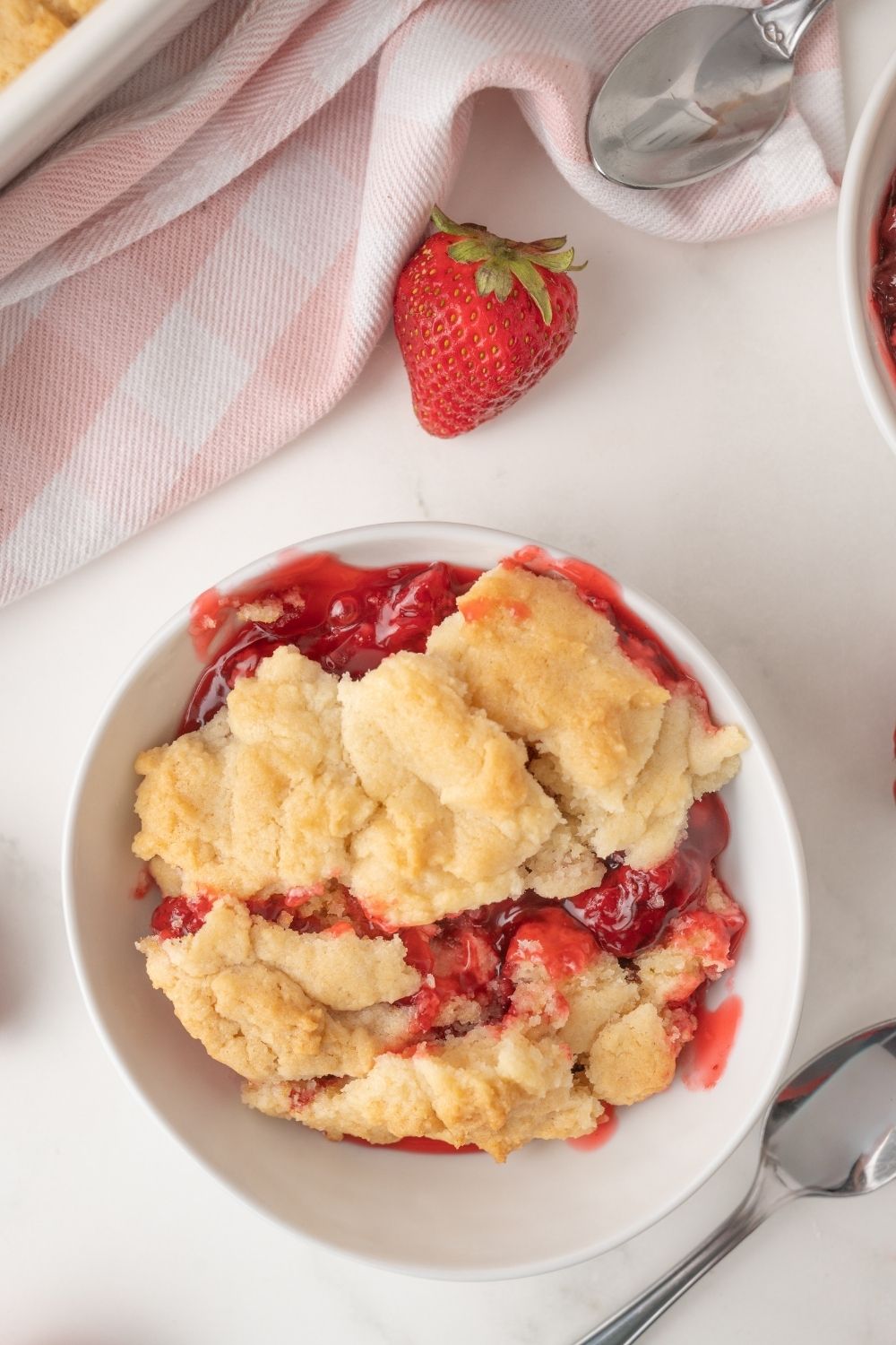 Strawberry Dump Cake