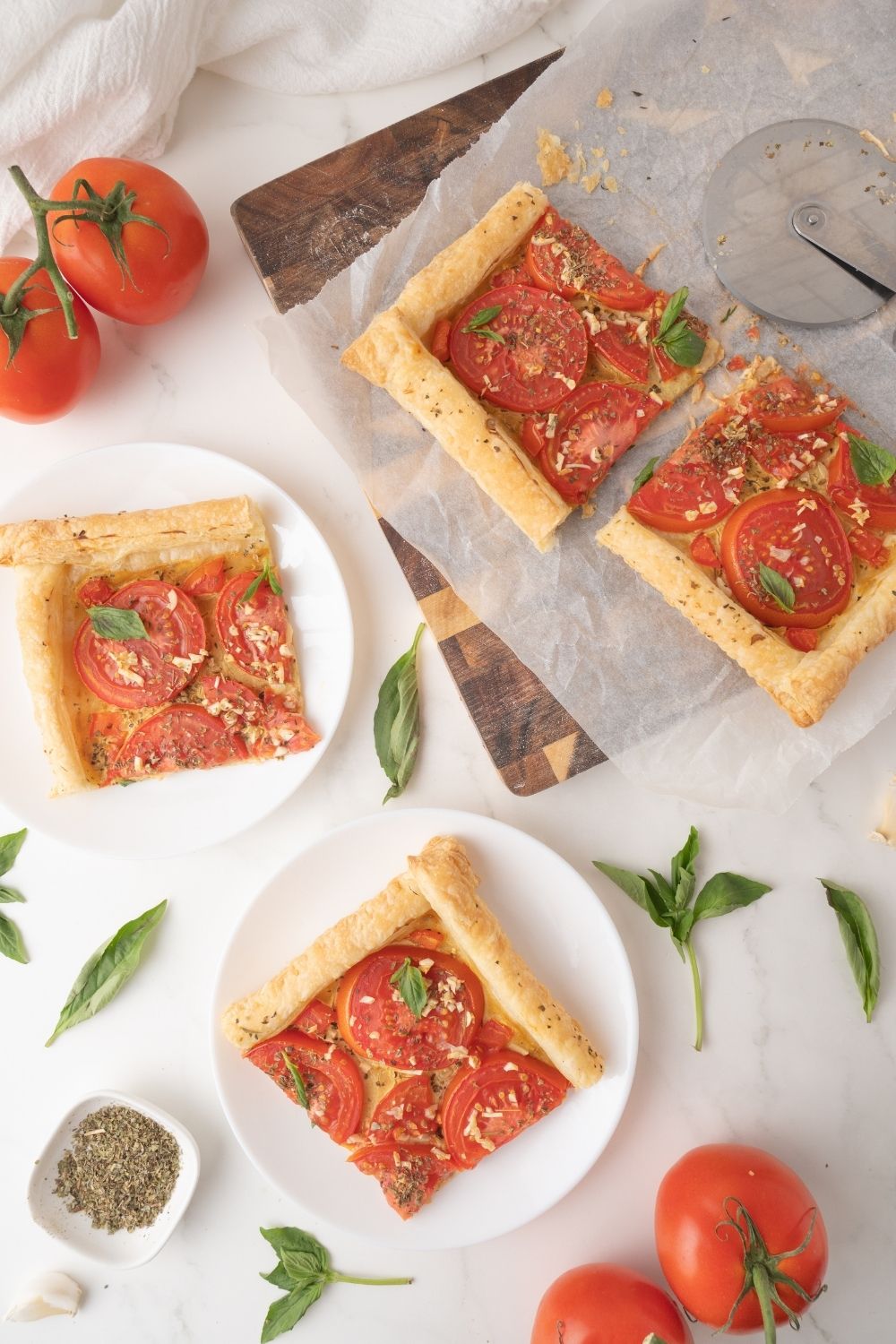 Tomato Tart with Puff Pastry