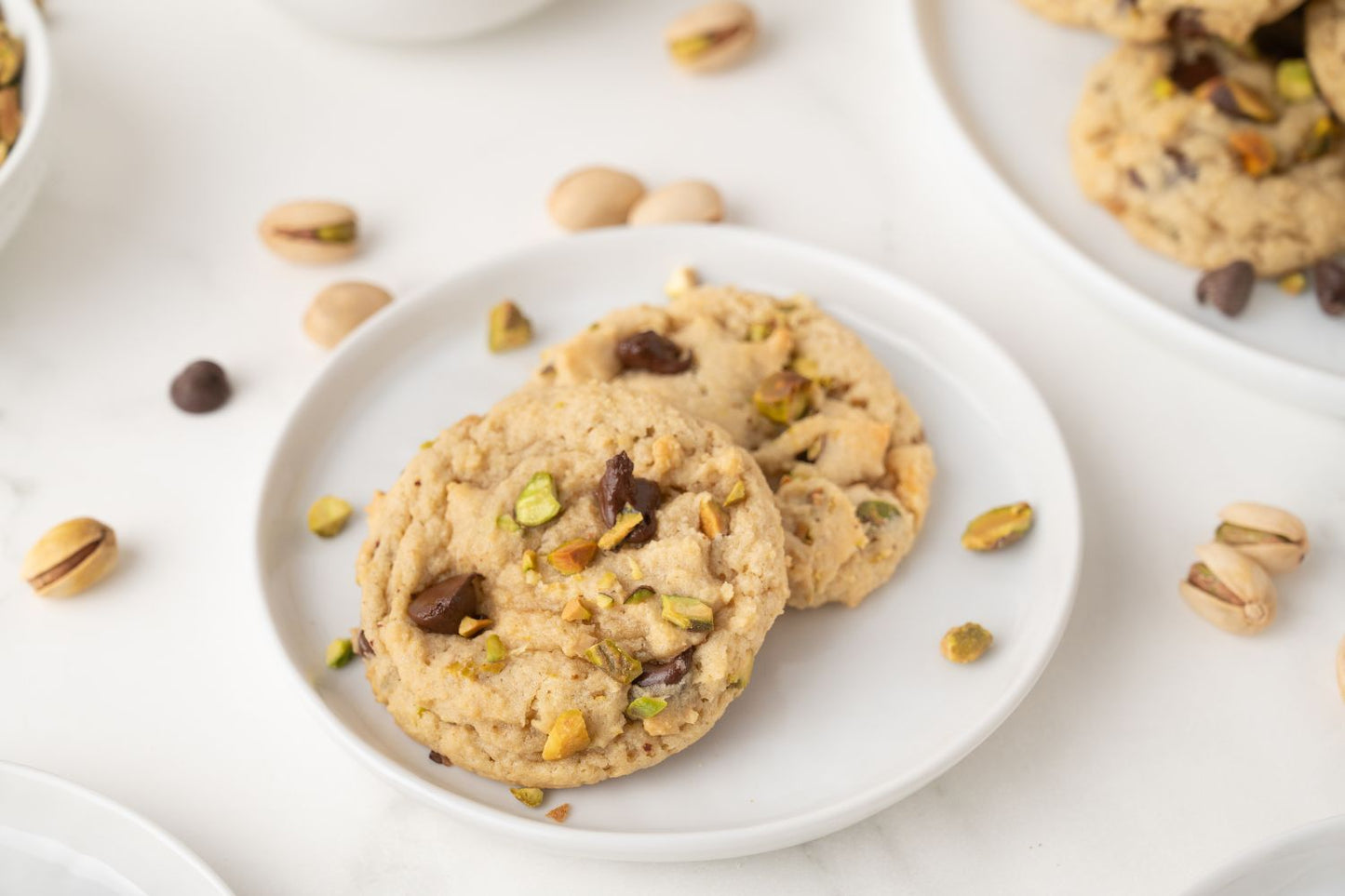 Pistachio Chocolate Chip Cookies