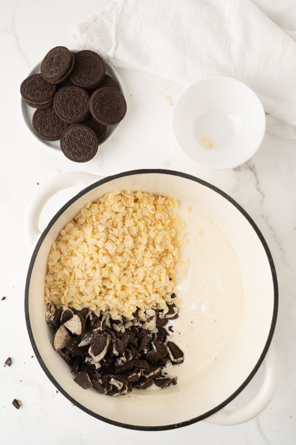 Oreo Rice Krispie Treats
