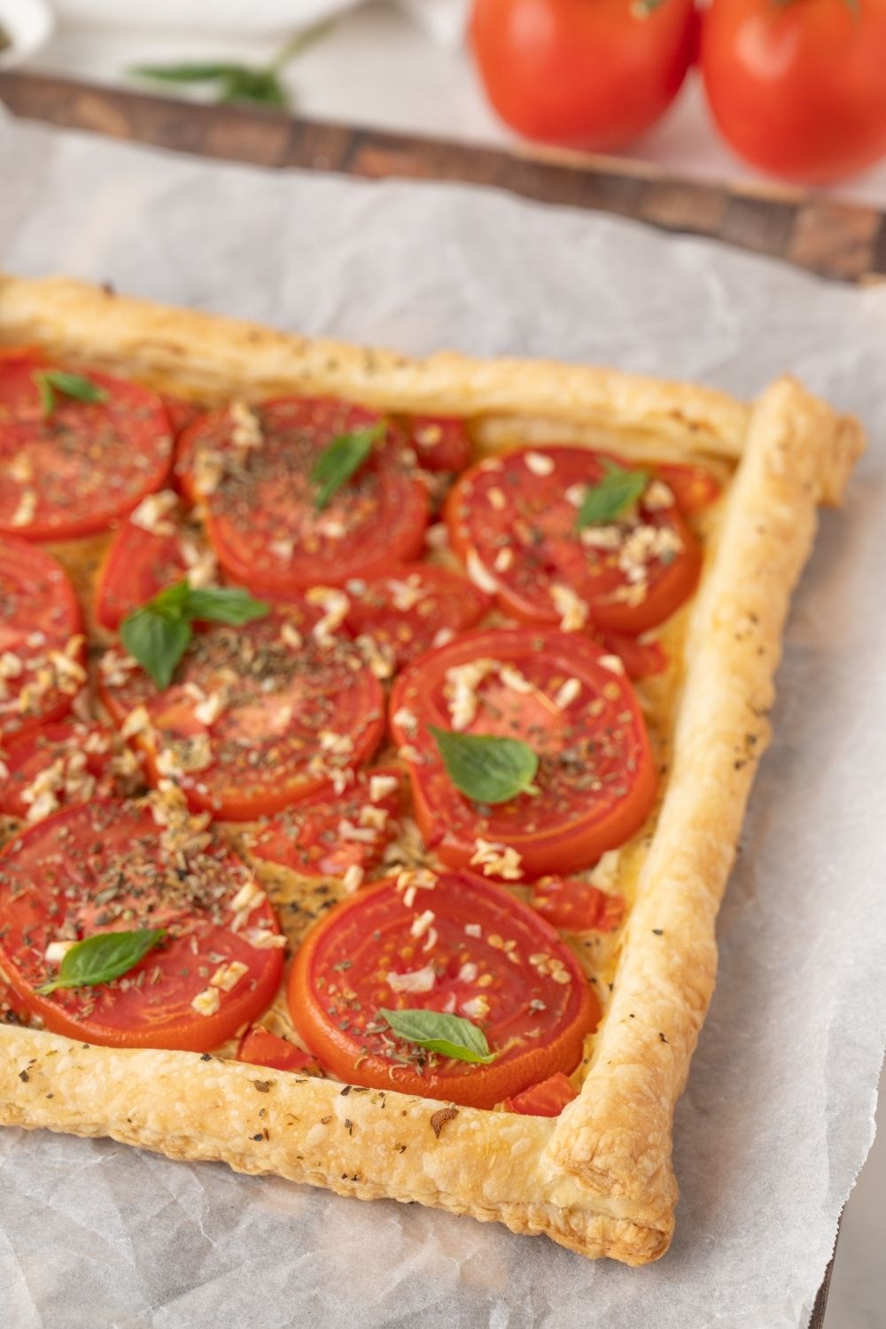 Tomato Tart with Puff Pastry