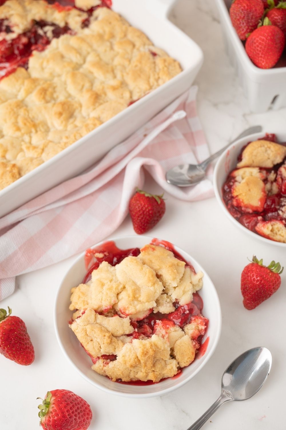Strawberry Dump Cake