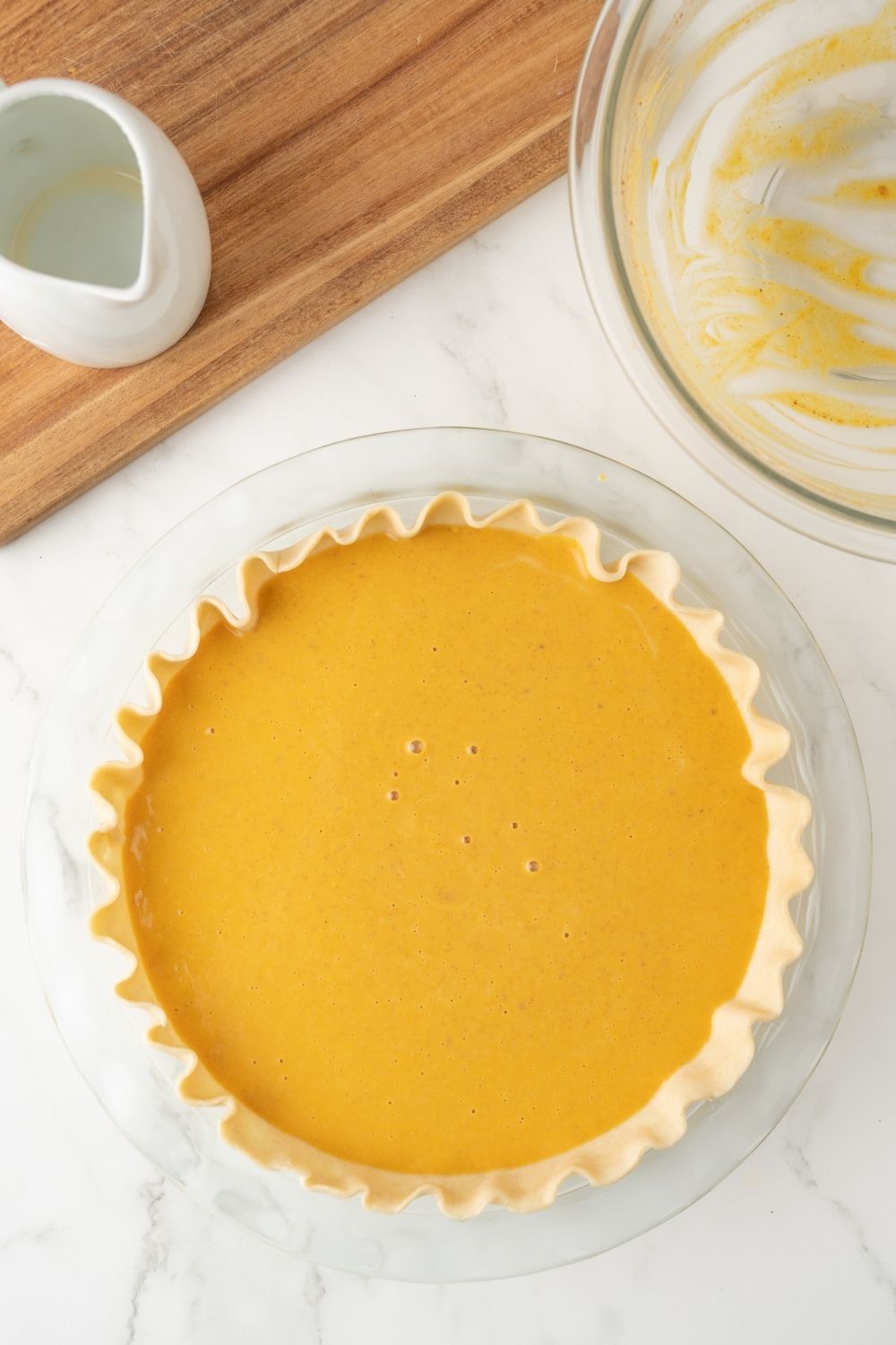 Eggless Pumpkin Pie