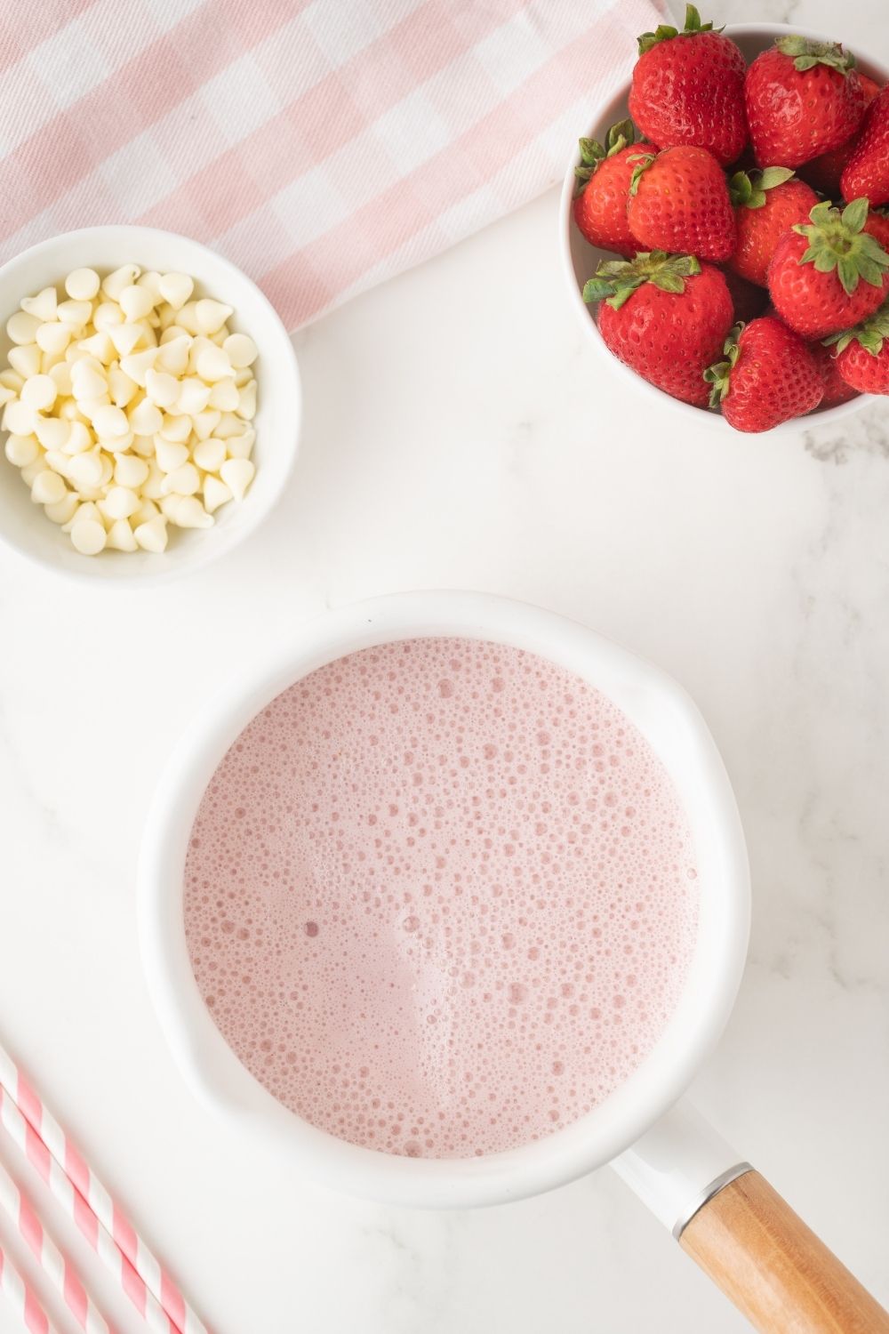 Strawberry Hot Chocolate
