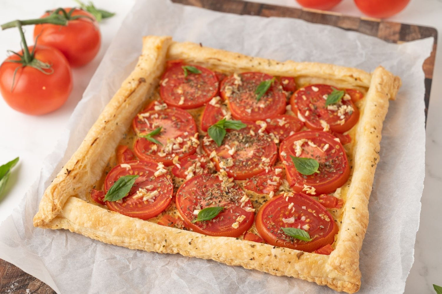 Tomato Tart with Puff Pastry