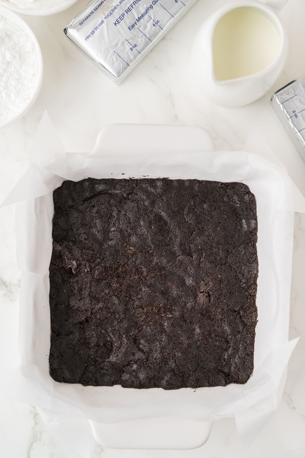 Oreo No Bake Cheesecake Bars