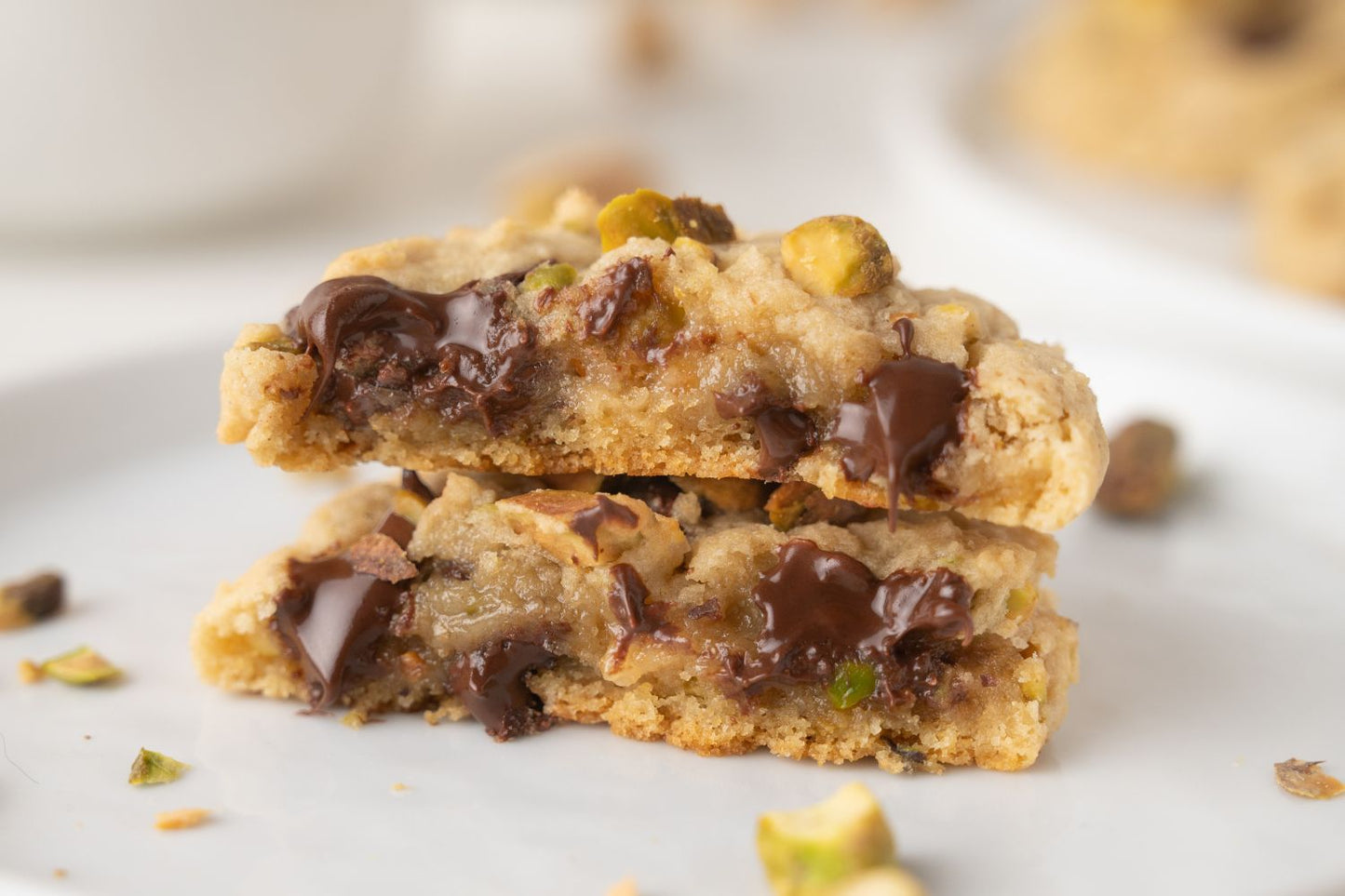 Pistachio Chocolate Chip Cookies