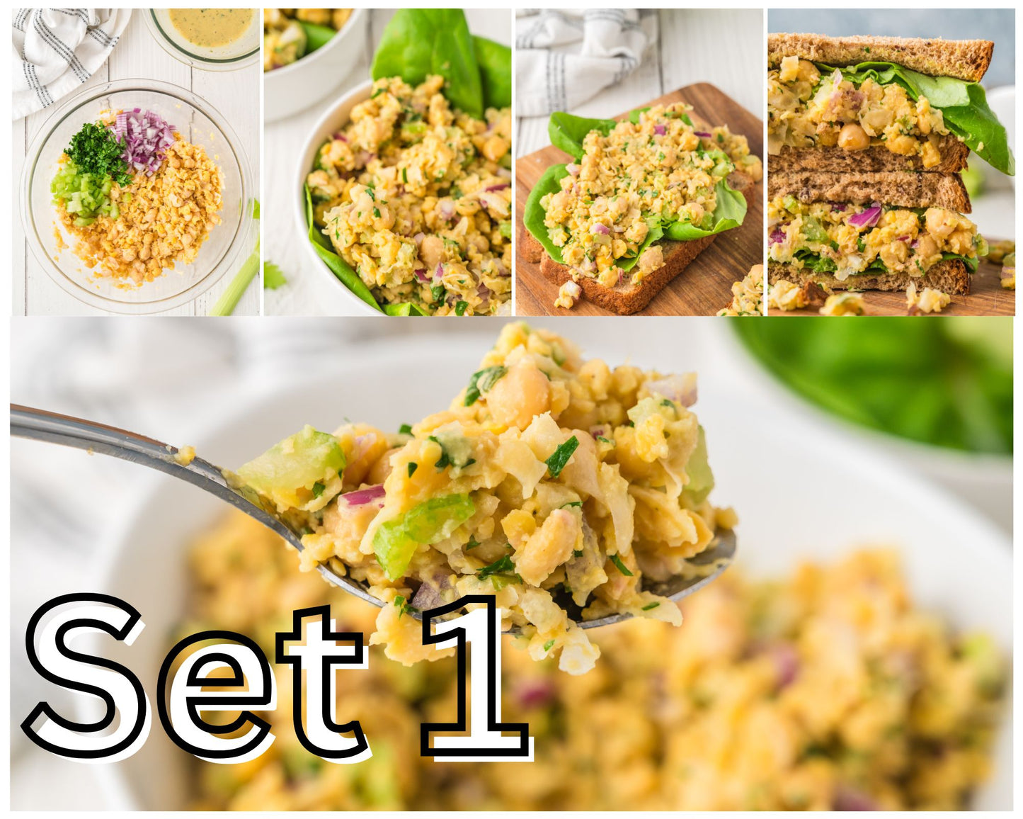 Chickpea Tuna Salad - Set 1