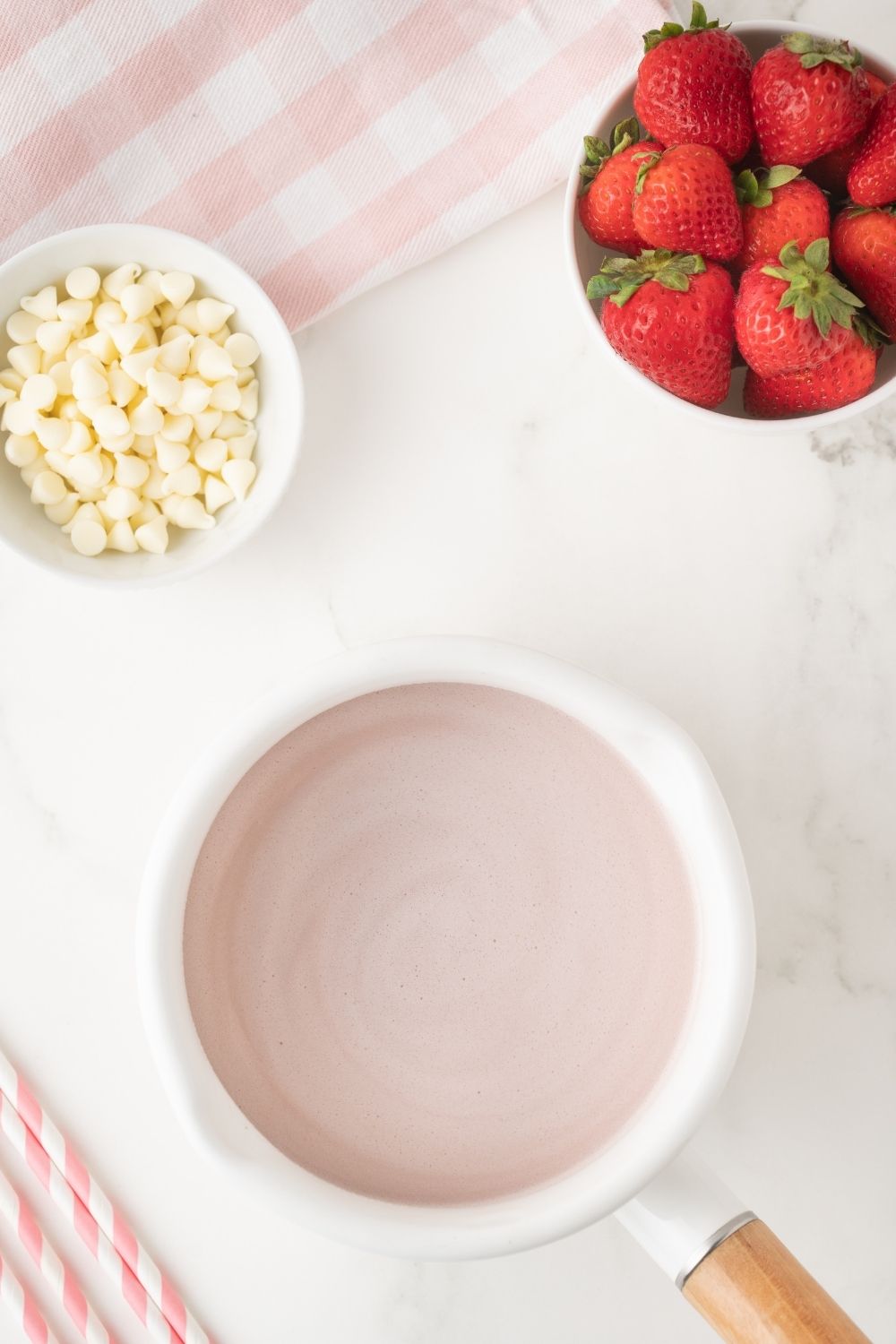 Strawberry Hot Chocolate