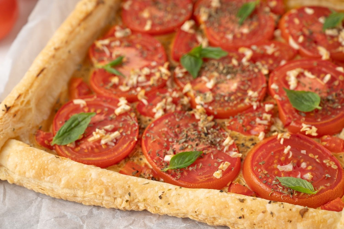 Tomato Tart with Puff Pastry