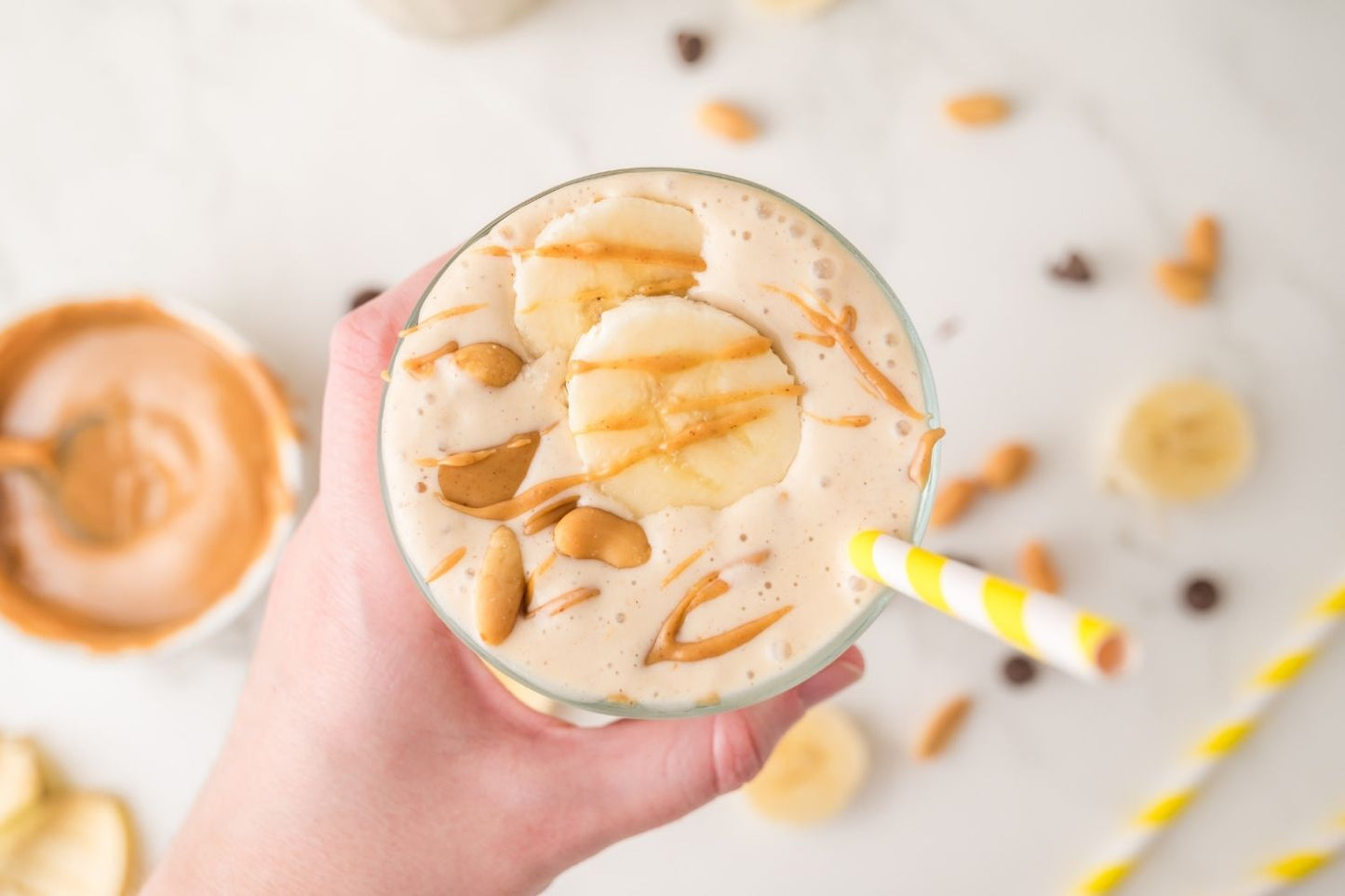 Peanut Butter Banana Milkshake
