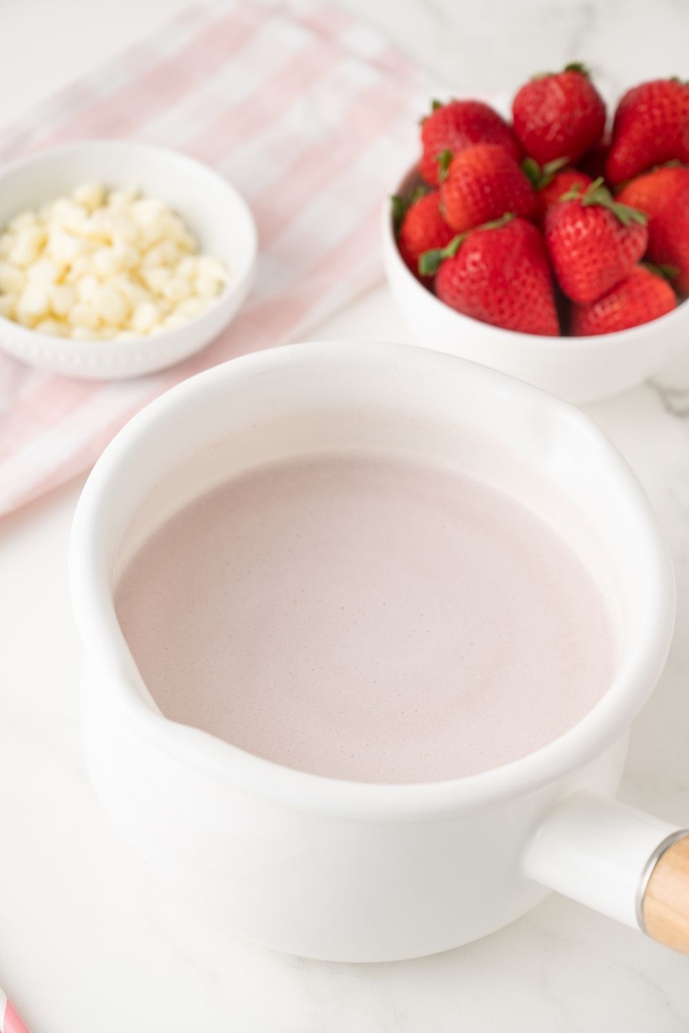 Strawberry Hot Chocolate