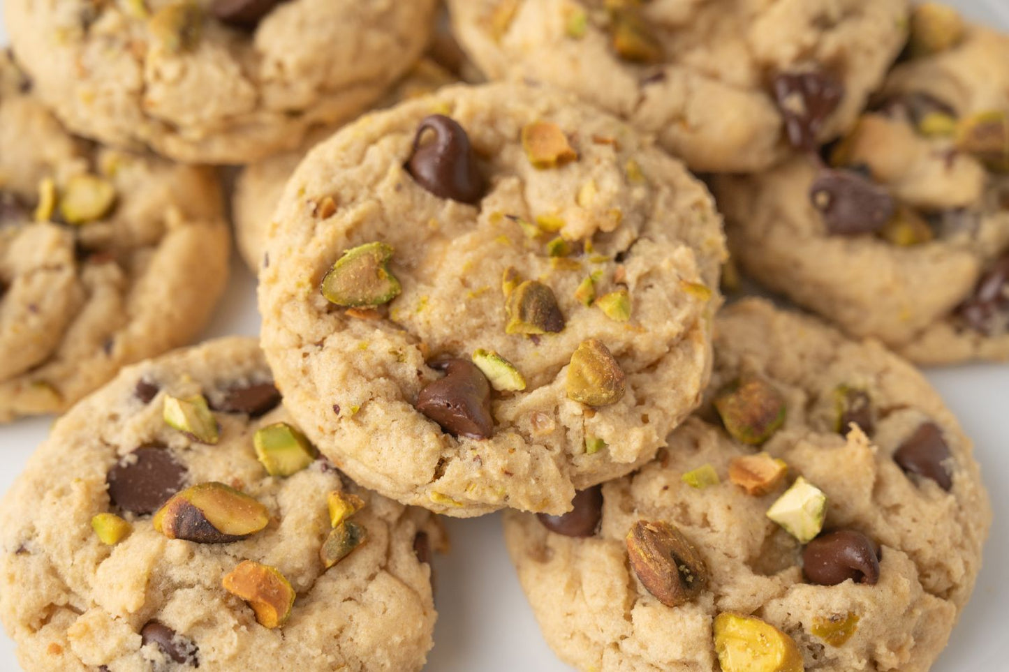 Pistachio Chocolate Chip Cookies