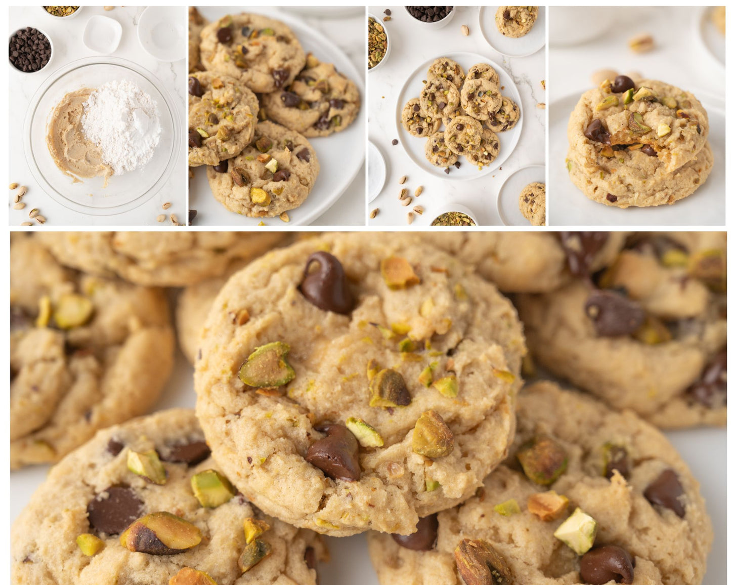 Pistachio Chocolate Chip Cookies