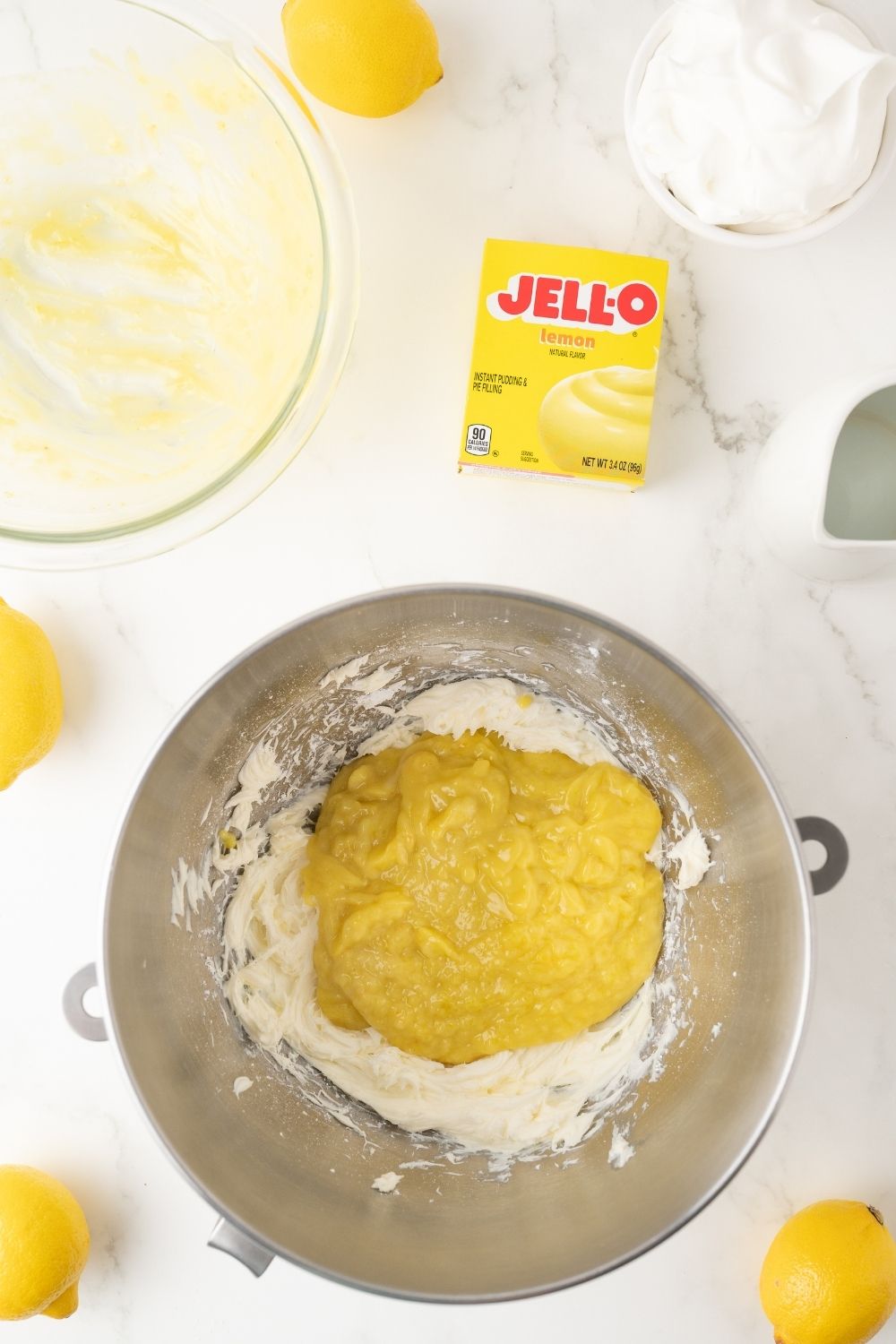 Lemon Cream Cheese Dump Cake