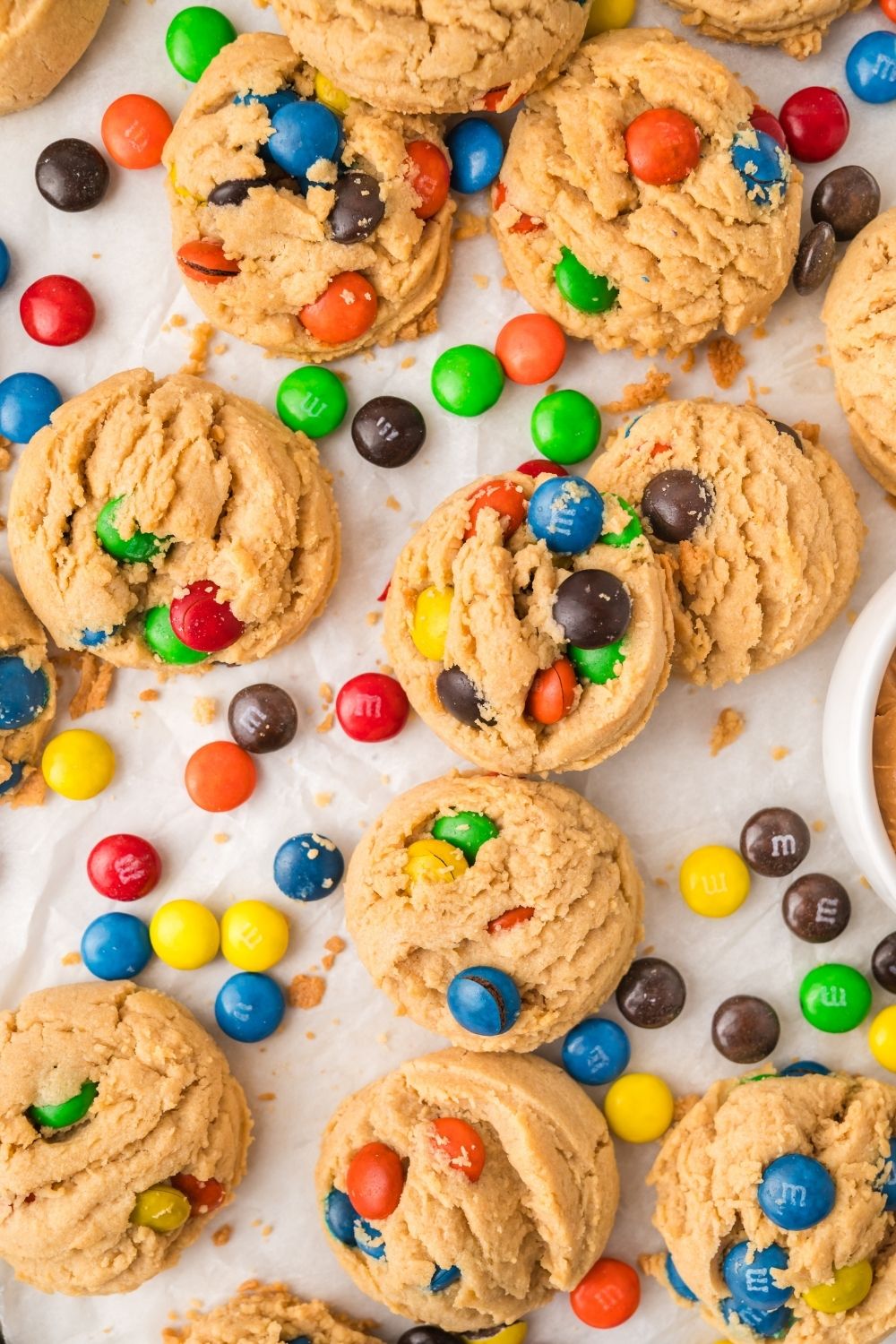 Peanut Butter M&M Cookies