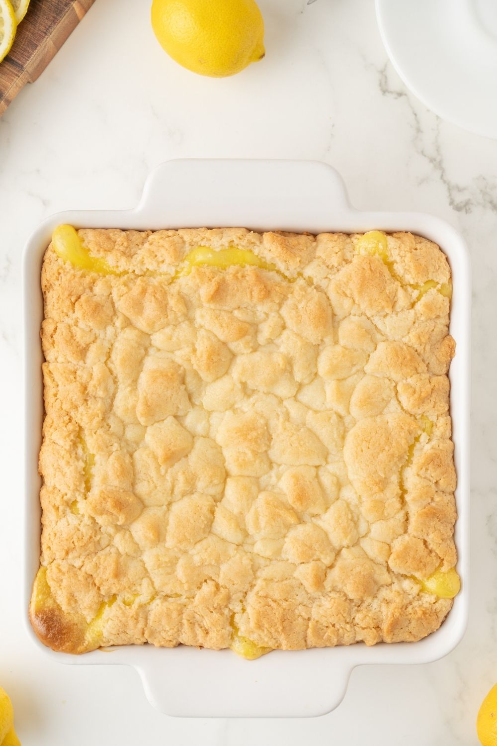 Lemon Cream Cheese Dump Cake