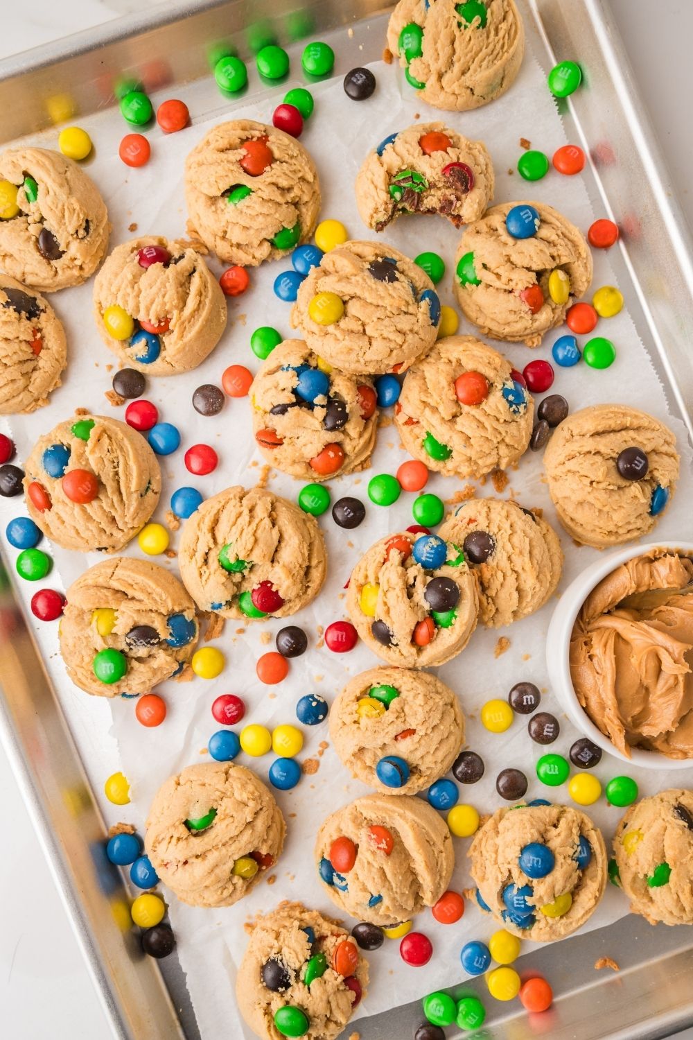 Peanut Butter M&M Cookies