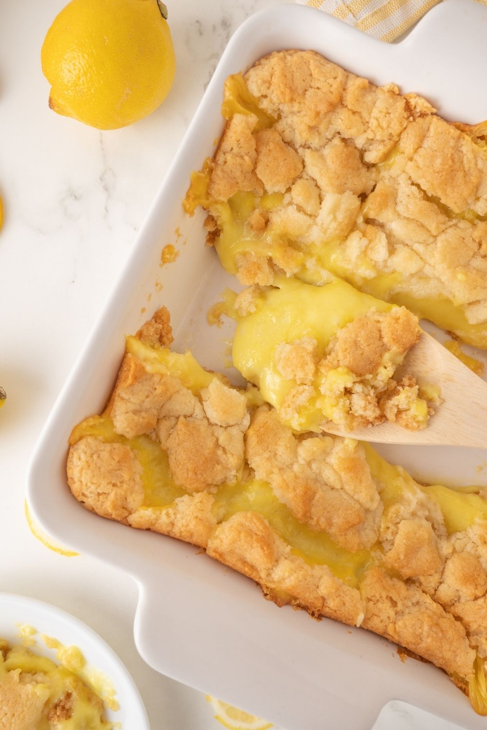 Lemon Cream Cheese Dump Cake
