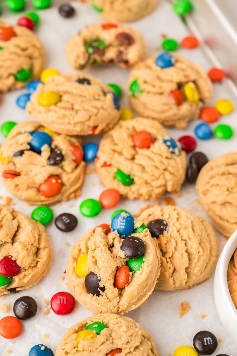 Peanut Butter M&M Cookies