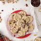 Cranberry Pistachio Shortbread Cookies