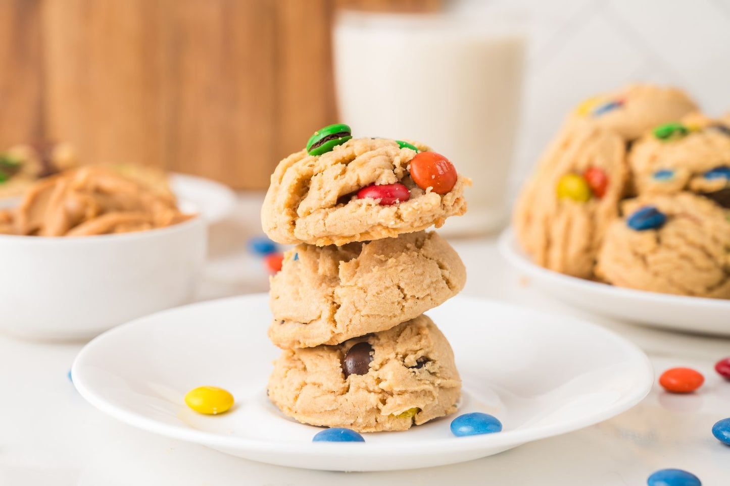 Peanut Butter M&M Cookies