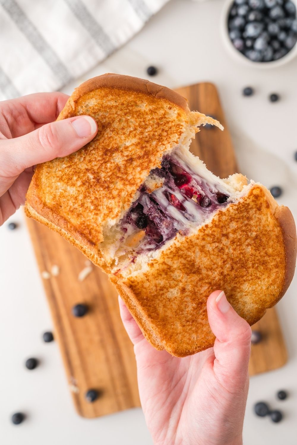 Blueberry Grilled Cheese