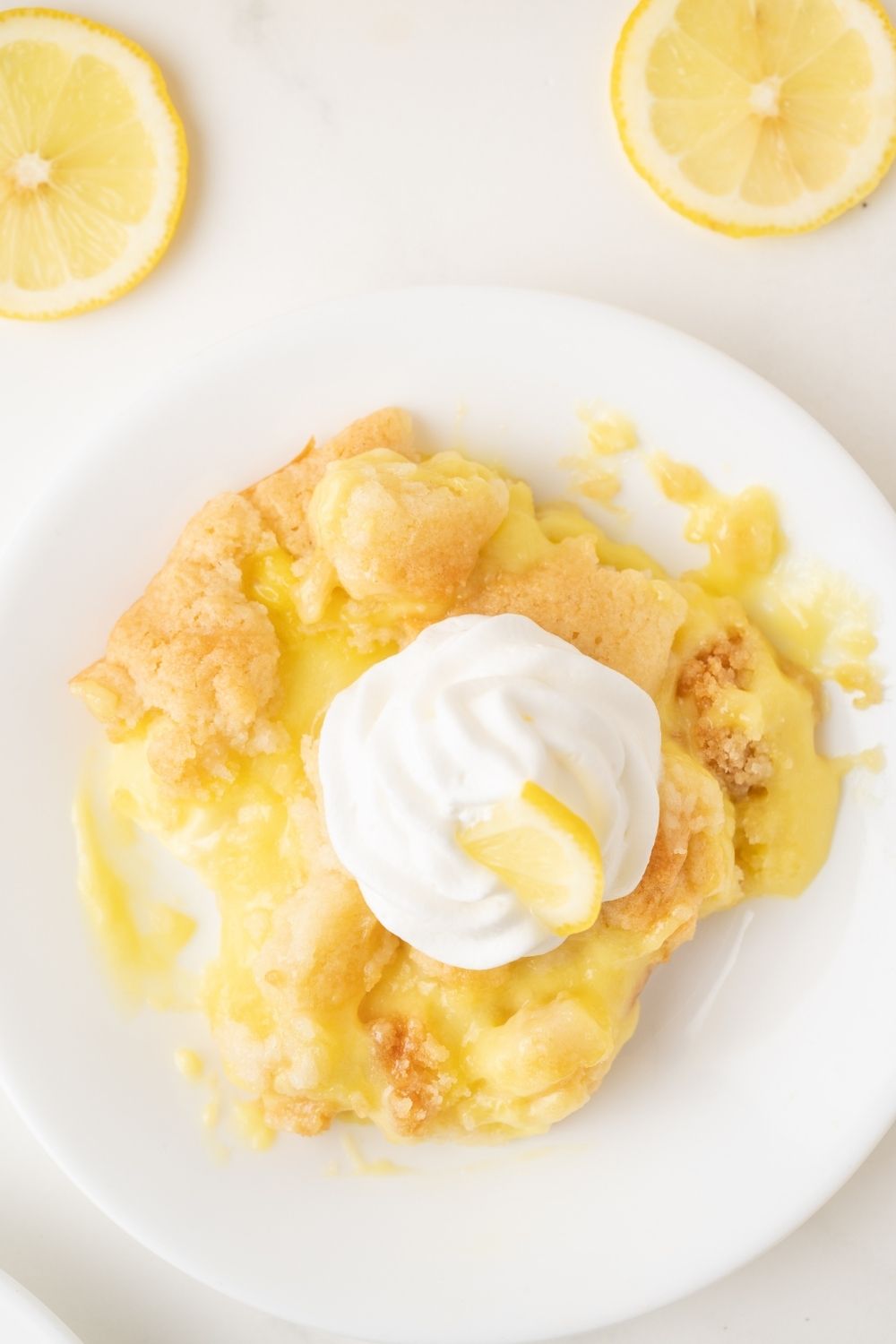 Lemon Cream Cheese Dump Cake